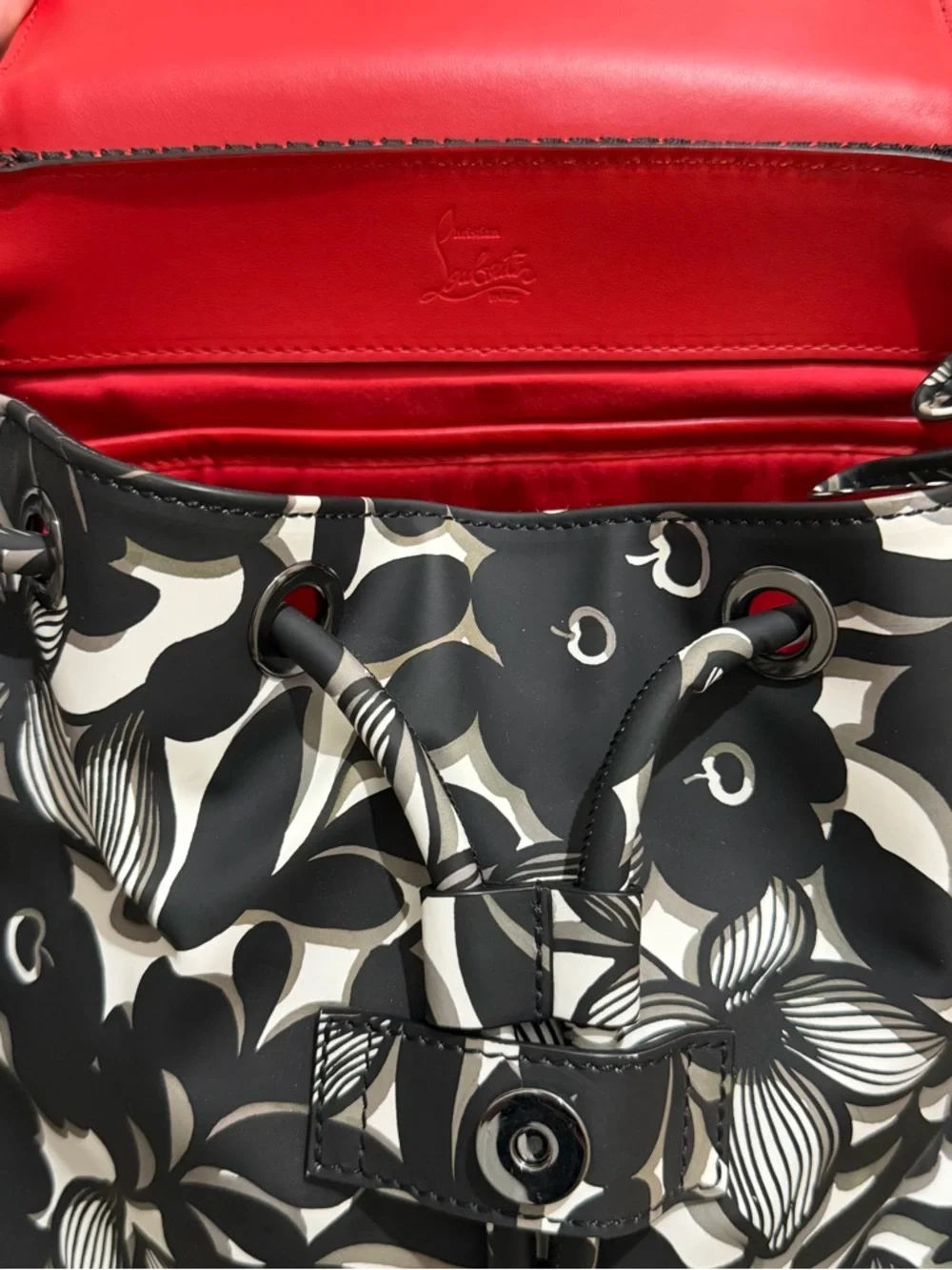 Christian Louboutin Explorafunk S Calf Gommato Petunia Black/White - Picture 12 of 13